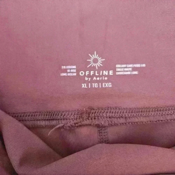 Aerie Offline Women's Rust Brown High-rise 7/8 Long Legging XL - Picture 7 of 10